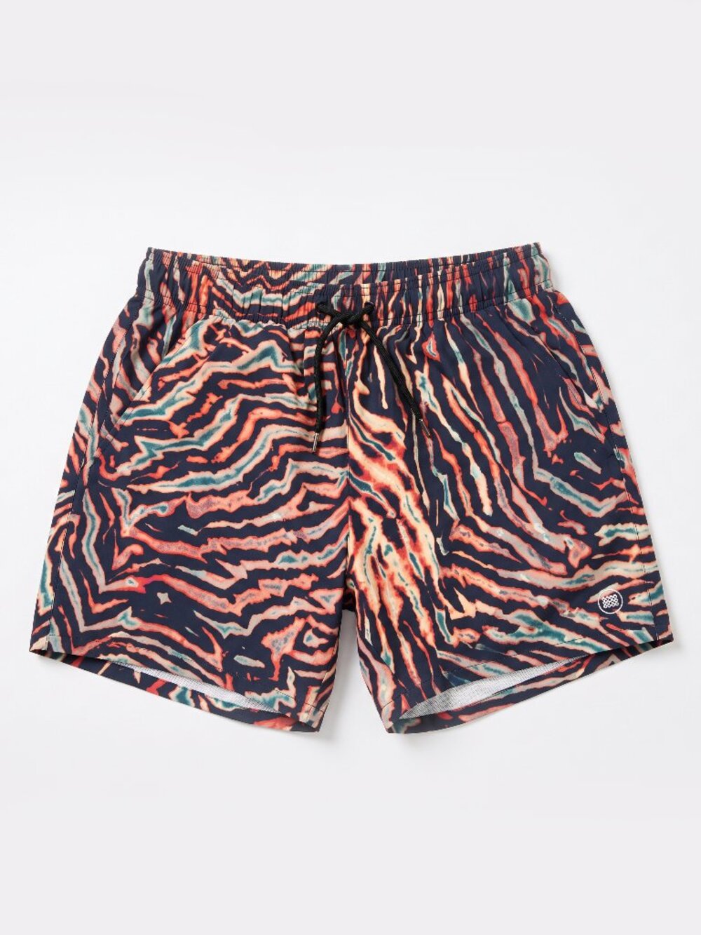 Topman Tiger Animal Print Shorts Swim Trunks, Mens Small